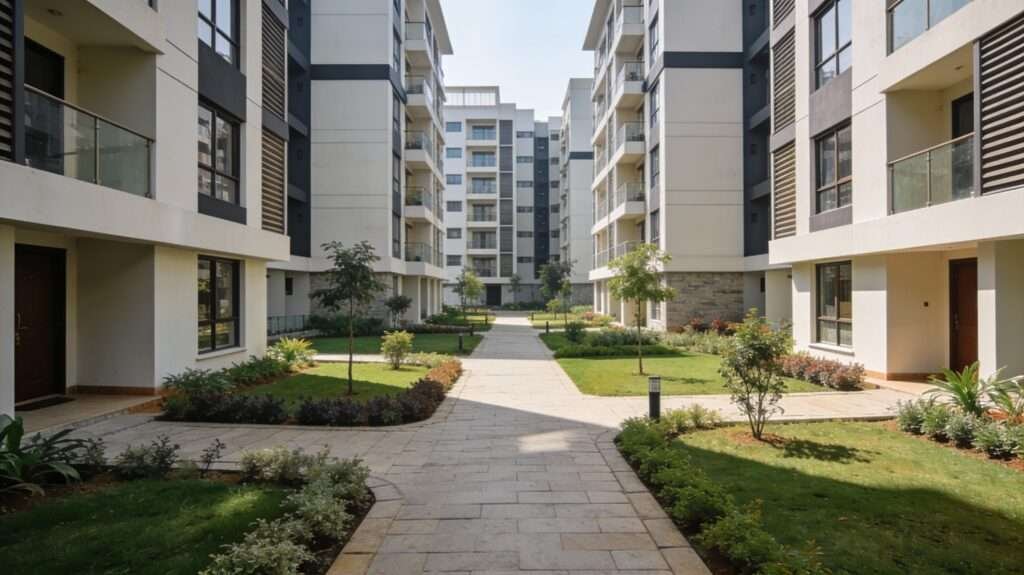 2 bhk investment in tathawade showing modern residential apartment developments